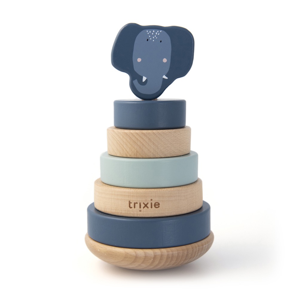 Wooden stacking toy - Mrs. Elephant